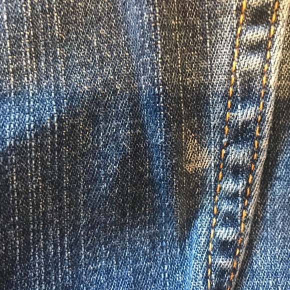 Vintage Levi Strauss and Co Dark Wash Boot Cut Denim Jeans Size 9S or 28/30 - Picture 10 of 12